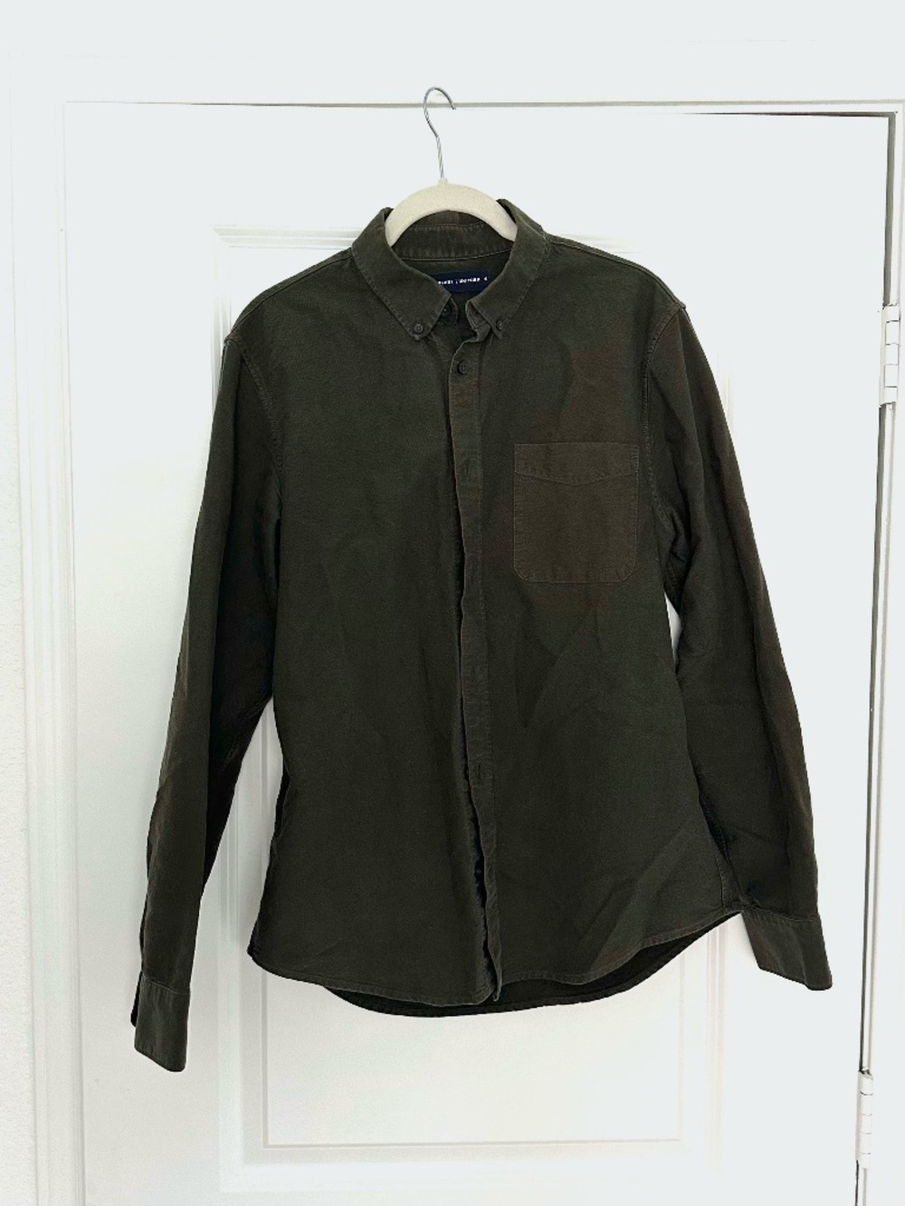 Men's Madewell Dark Green Button Up Shirt